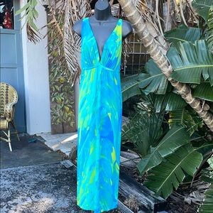 natori tropical floral slip, dress nightgown or slip